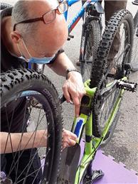 A very successful Bike Marking Event