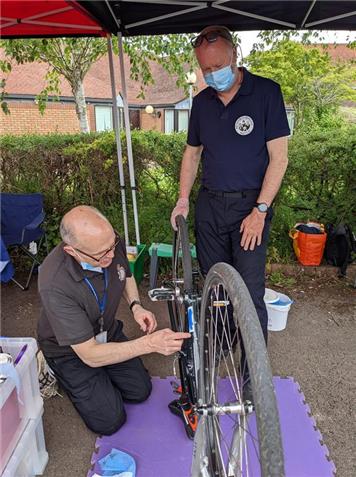  - Some extra photos from the Bike Marking event