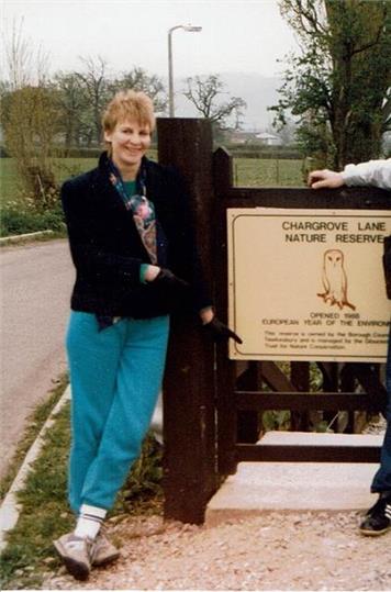 The entrance 1989 - Chargrove Nature Reserve - Past and Present